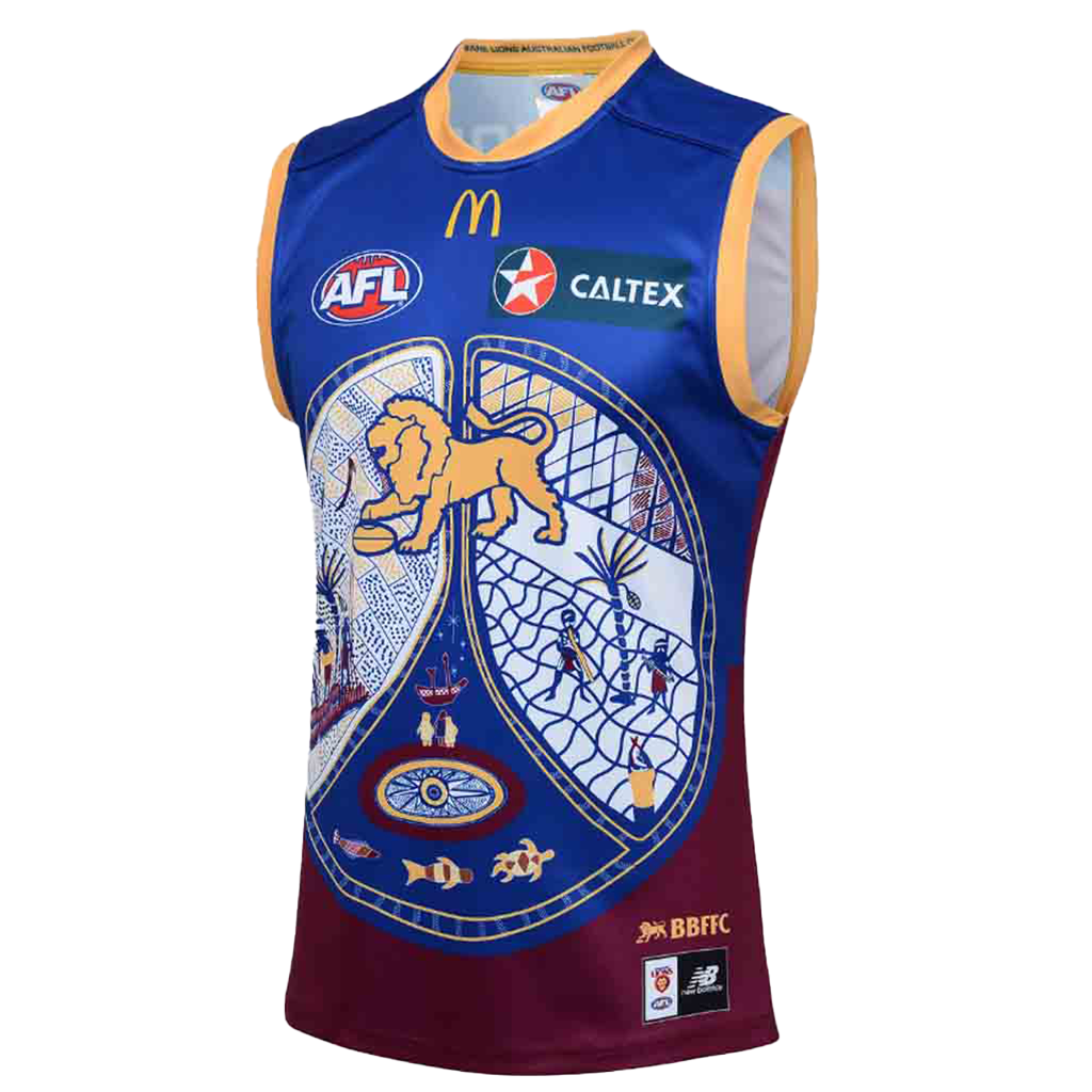 Brisbane Lions 2024 Indigenous Guernsey Youth Jerseys Megastore