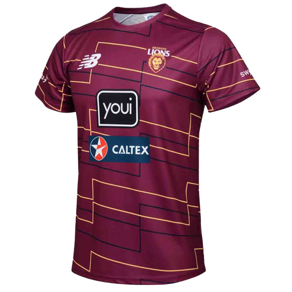 Brisbane Lions 2024 Training Tee Adult Jerseys Megastore