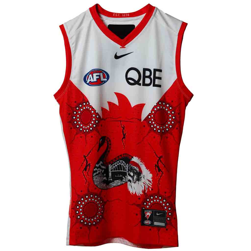 Sydney Swans 2024 Indigenous Guernsey Adult Jerseys Megastore