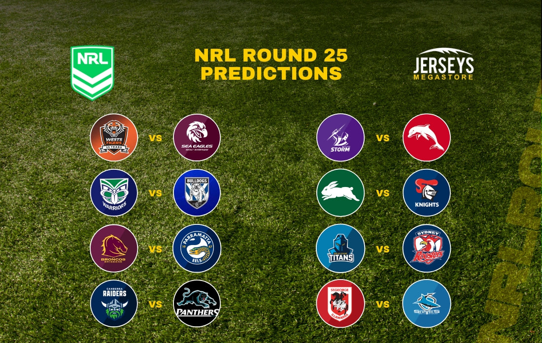 NRL Predictions & Tips Round 25 2024 Complete Analysis Jerseys