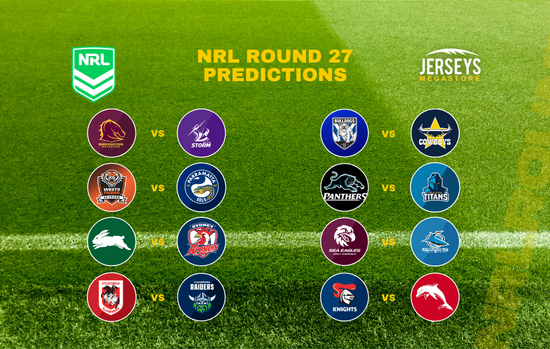 NRL Predictions & Tips - Round 27 2024