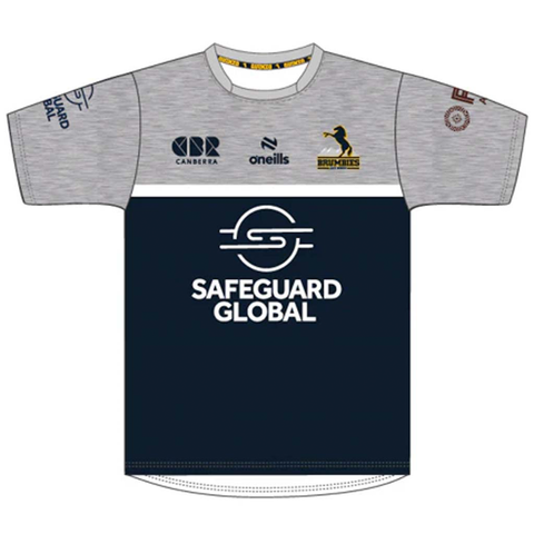 ACT Brumbies 2025 Training Tee Adult Navy