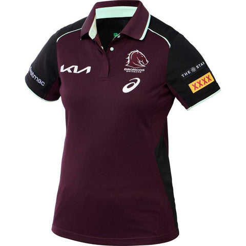 Brisbane Broncos 2025 Training Polo Ladies