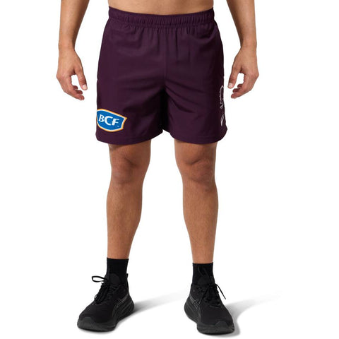 Brisbane Broncos 2025 Training Shorts Adult