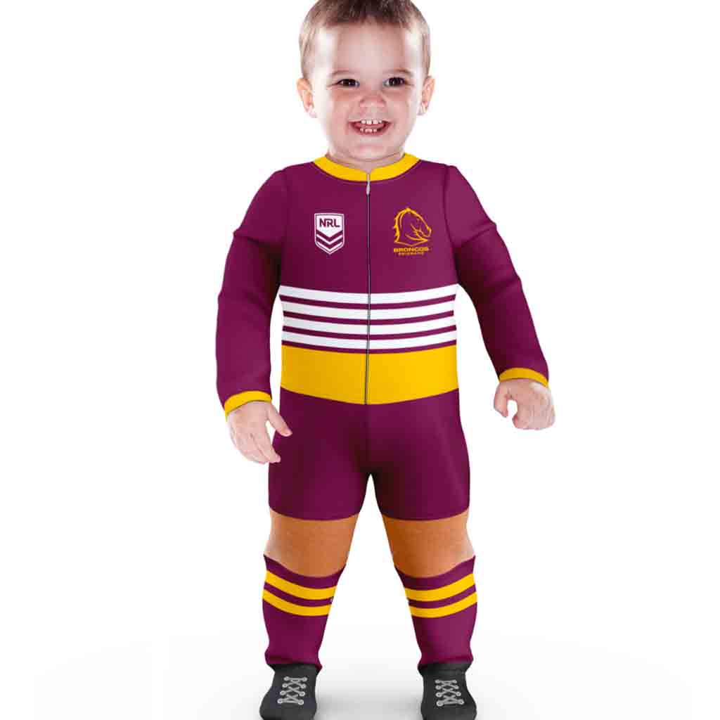 Brisbane Broncos Footysuit - Infants