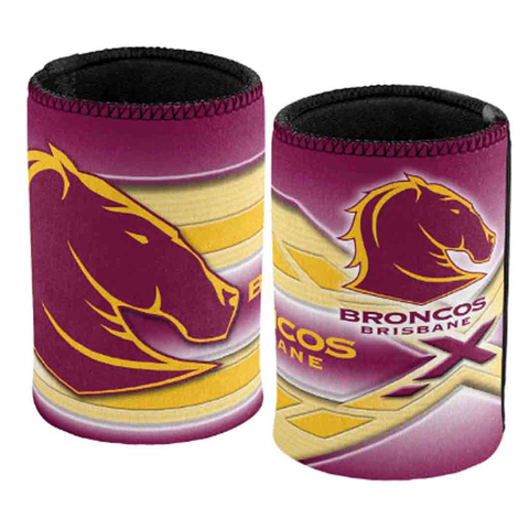 Brisbane Broncos Logo Can Cooler