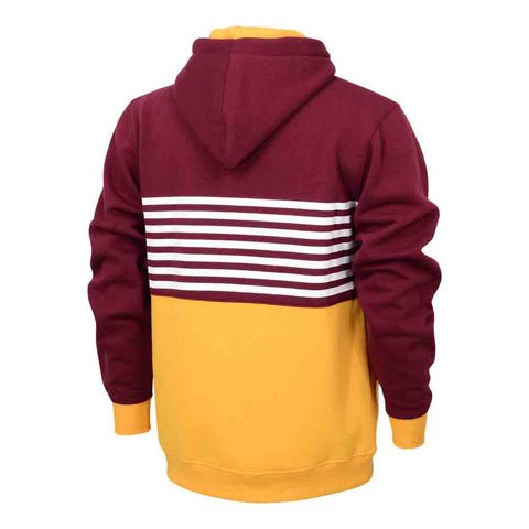 Brisbane Broncos Retro Zip Hoodie Adult