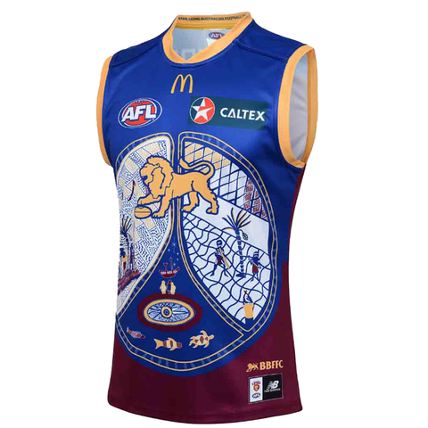 Brisbane Lions 2024 Indigenous Guernsey Adult