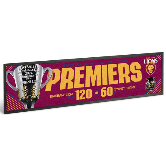 Brisbane Lions 2024 Premiers Bar Runner PH1