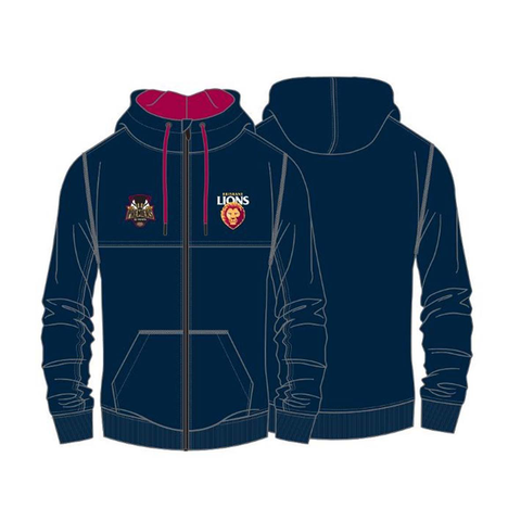 Brisbane Lions 2024 Premiers Zip Hoodie Adult