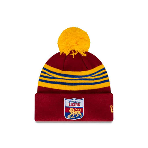 Brisbane Lions 2024 Retro Official Team Colours Beanie