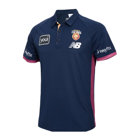 Brisbane Lions 2025 Media Polo Adult