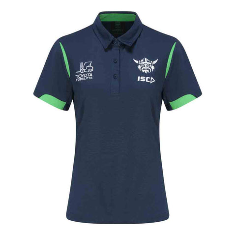 Canberra Raiders 2024 Media Polo Navy Ladies