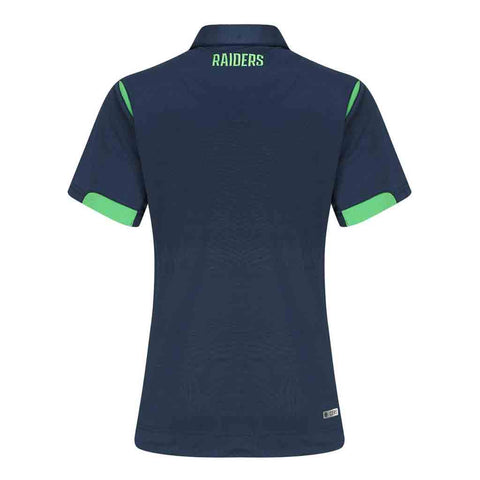 Canberra Raiders 2024 Media Polo Navy Ladies