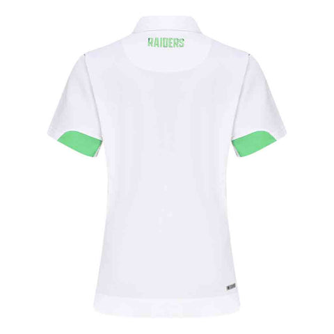 Canberra Raiders 2024 Team Polo White Ladies