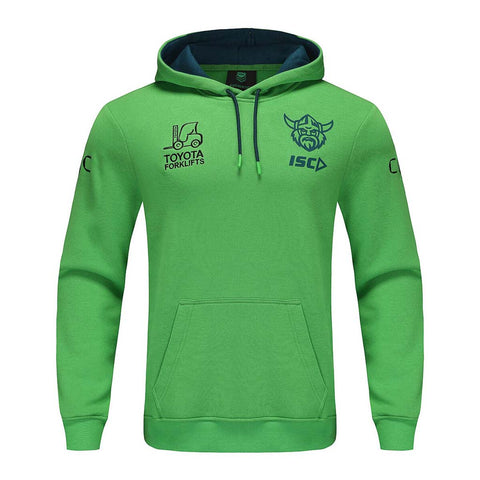 Canberra Raiders 2025 Fleece Hoodie Adult Green