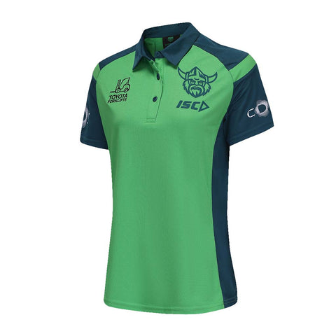 Canberra Raiders 2025 Polo Ladies Green