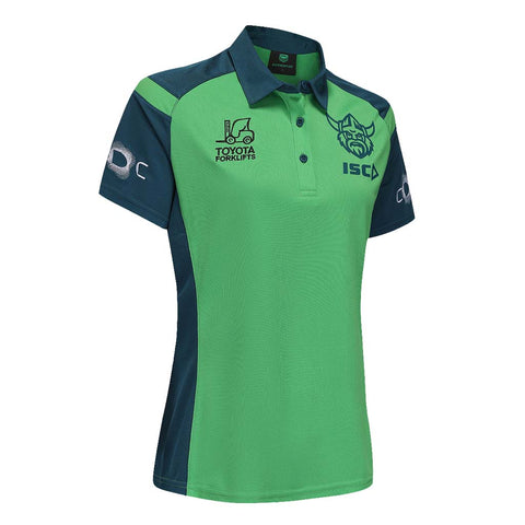 Canberra Raiders 2025 Polo Ladies Green