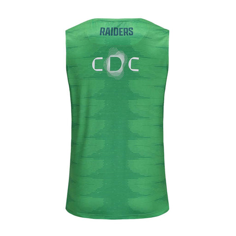 Canberra Raiders 2025 Training Singlet Adult Green