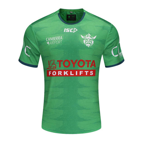 Canberra Raiders 2025 Training Tee Adult Green