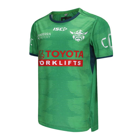 Canberra Raiders 2025 Training Tee Youth Green