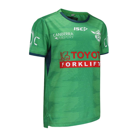 Canberra Raiders 2025 Training Tee Youth Green