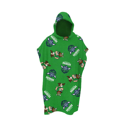 Canberra Raiders Hooded Beach Towel Youth