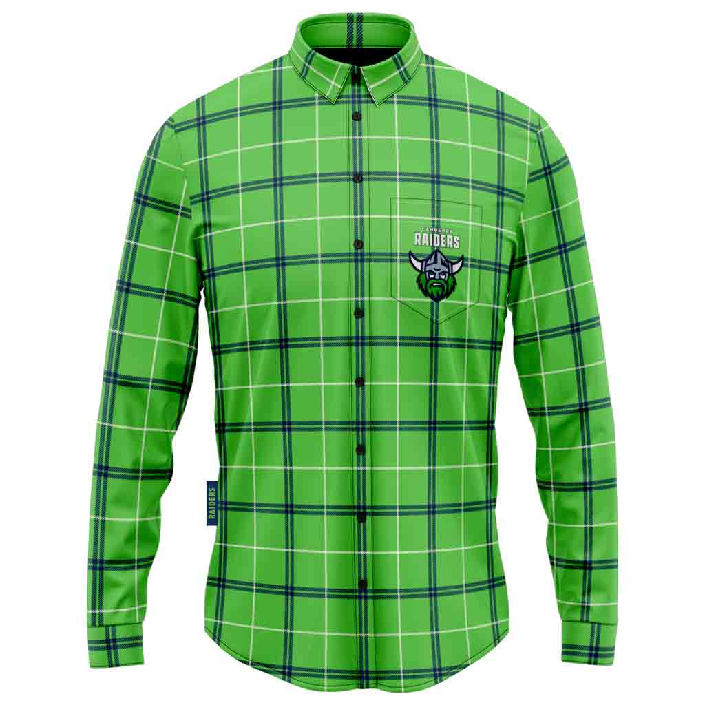 Canberra Raiders 'Mustang' Flannel Shirt Adult