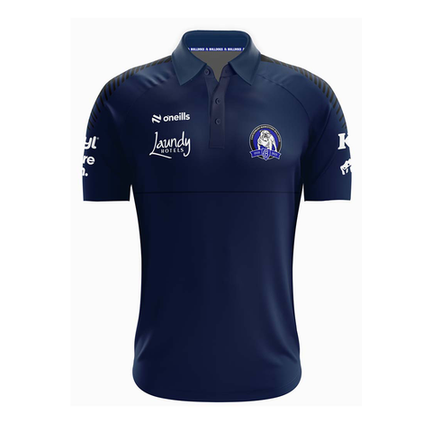 Canterbury Bulldogs 2025 Media Polo Navy Adult