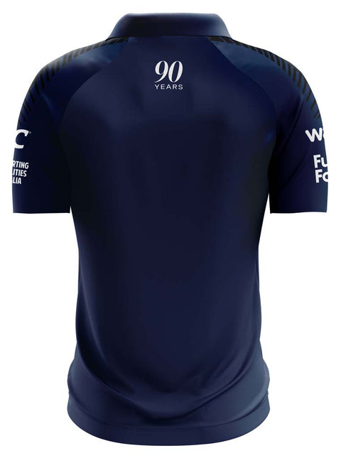 Canterbury Bulldogs 2025 Media Polo Navy Adult