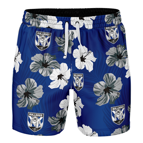 Canterbury Bulldogs 'Aloha' Volley Shorts Adult