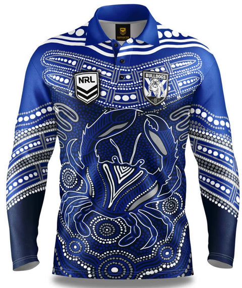 Canterbury Bulldogs 'Karumba' Fishing Shirt Youth