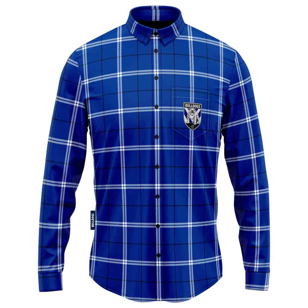 Canterbury Bulldogs 'Mustang' Flannel Shirt Adult