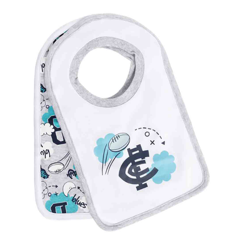 Carlton Blues Baby Cloud Bib