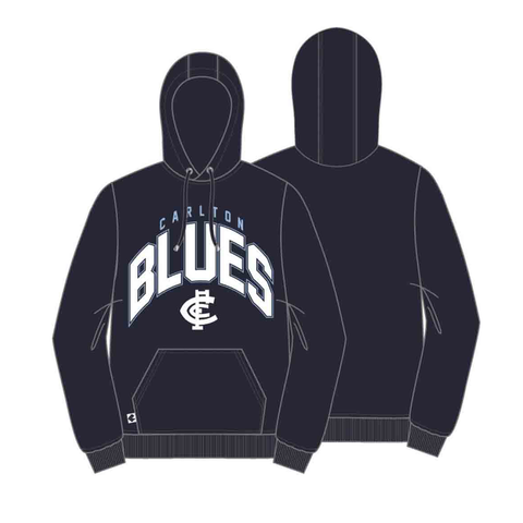 Carlton Blues Crest OTH Hoodie Youth