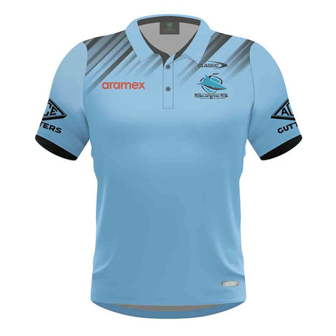 Cronulla Sharks 2024 Players Polo Adult