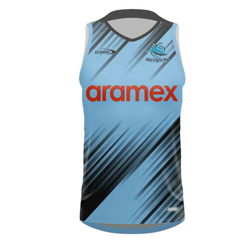 Cronulla Sharks 2024 Training Singlet Adult