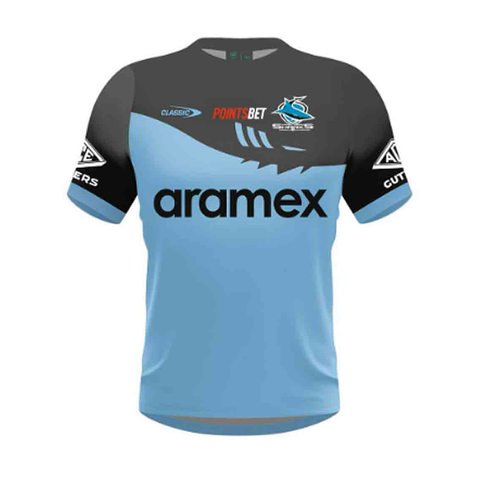 Cronulla Sharks 2024 Warm Up Tee Adult