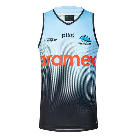 Cronulla Sharks 2025 Training Singlet Adult