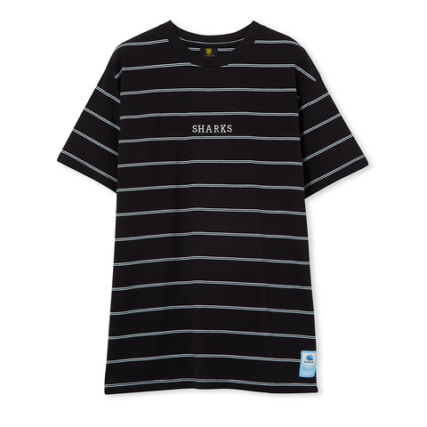 Cronulla Sharks Club Stripe Tee Adult