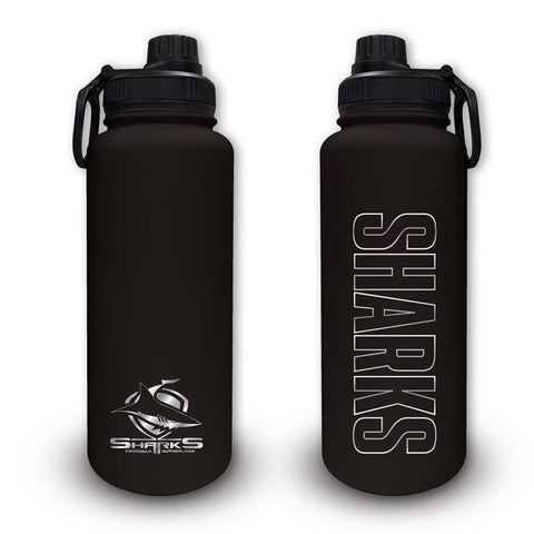 Cronulla Sharks Stainless Steel Drink Bottle 960mL