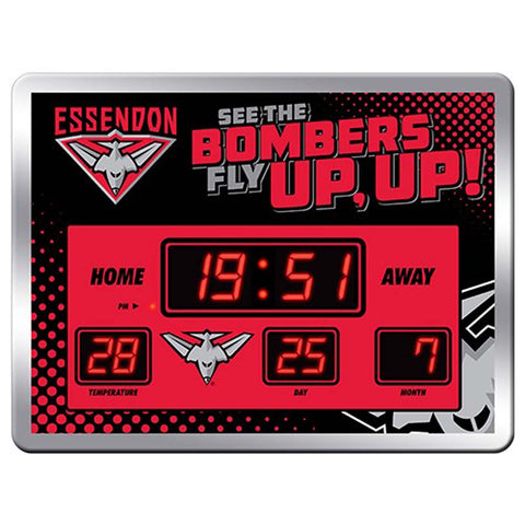 Essendon Bombers LED Scoreboard Clock