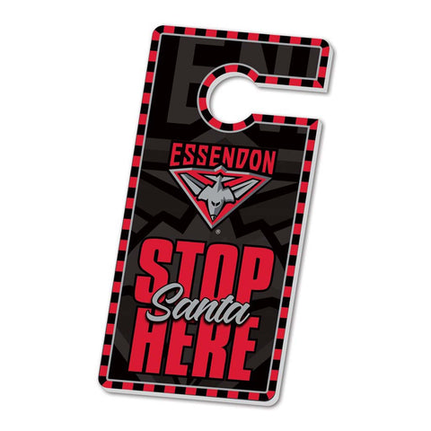 Essendon Bombers Xmas Door Hanger