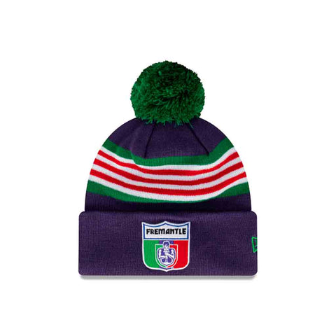 Fremantle Dockers 2024 Retro Official Team Colours Beanie