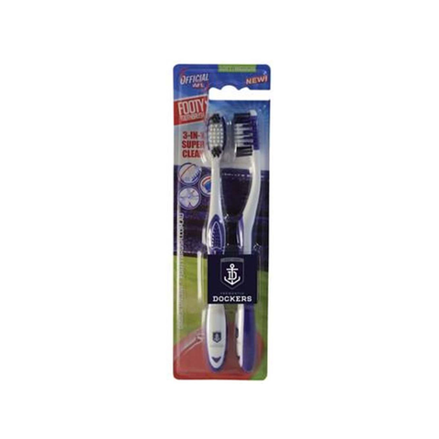 Fremantle Dockers Toothbrush 2pk