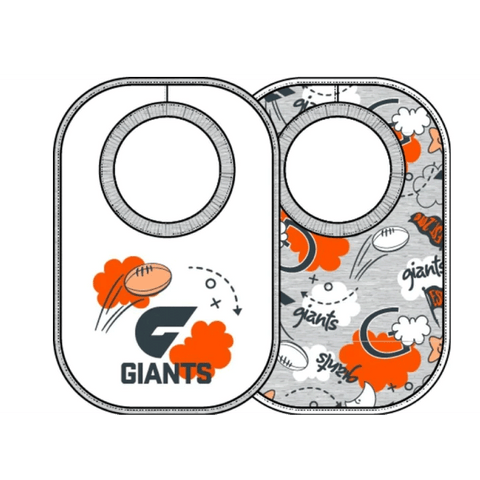 GWS Giants Baby Cloud Bib