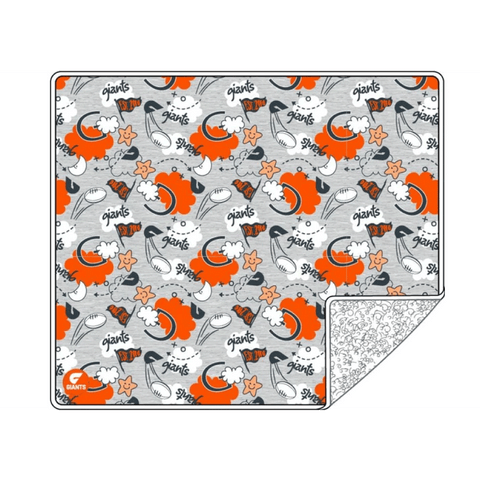 GWS Giants Baby Cloud Blanket