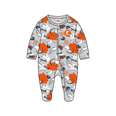 GWS Giants Baby Cloud Romper