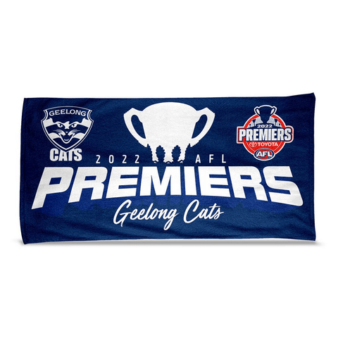 Geelong Cats 2022 Premiers Beach Towel