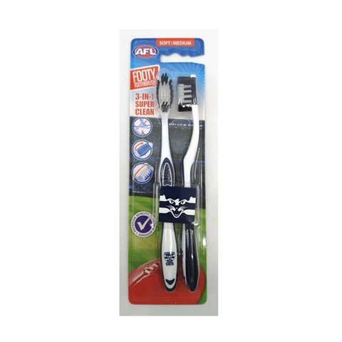 Geelong Cats Toothbrush 2pk